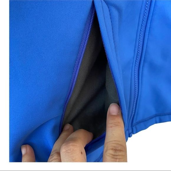Columbia soft shell fleece lined jacket blue S - Picture 4 of 8